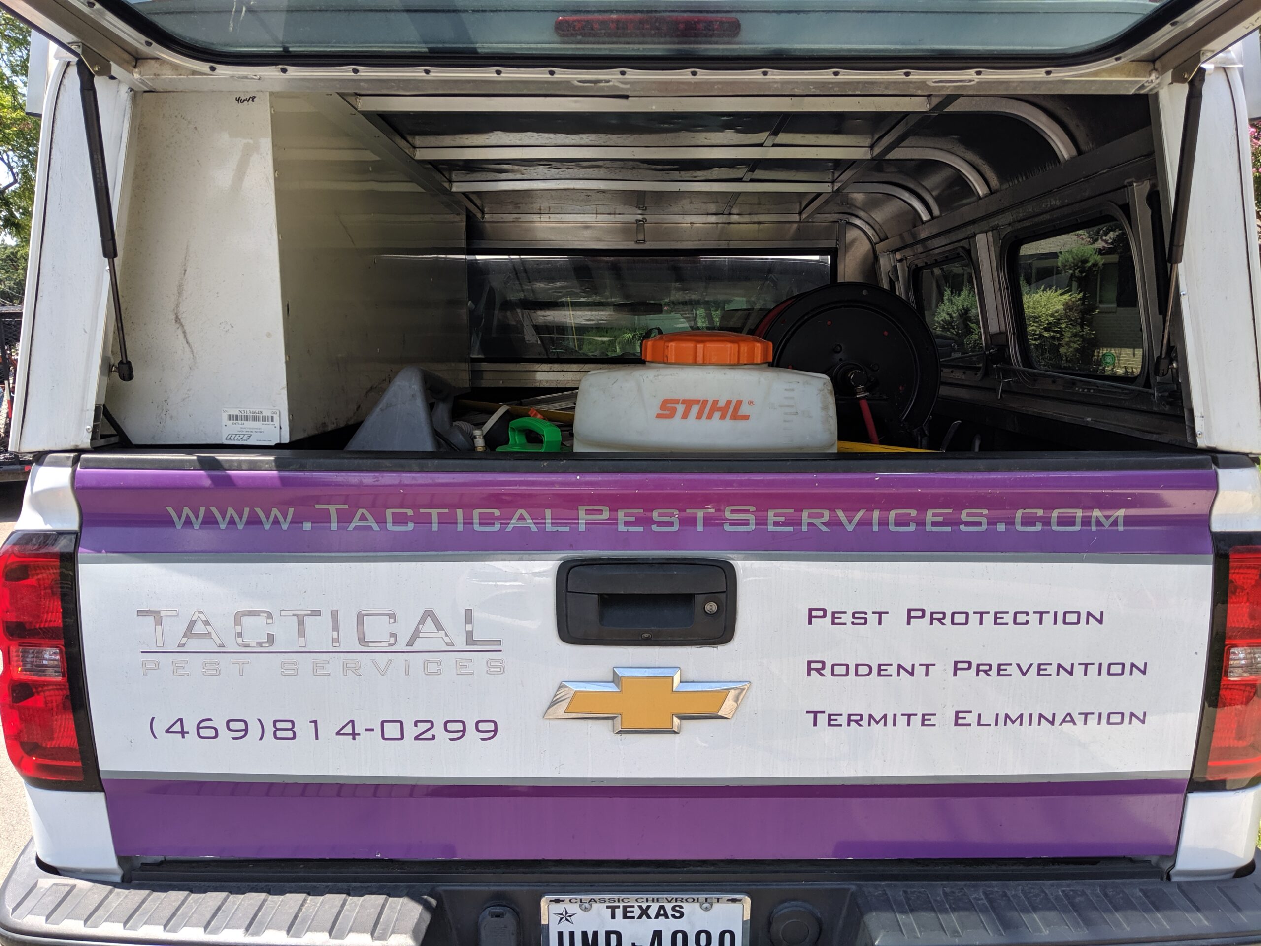 Tactical Pest Services Truck In DFW