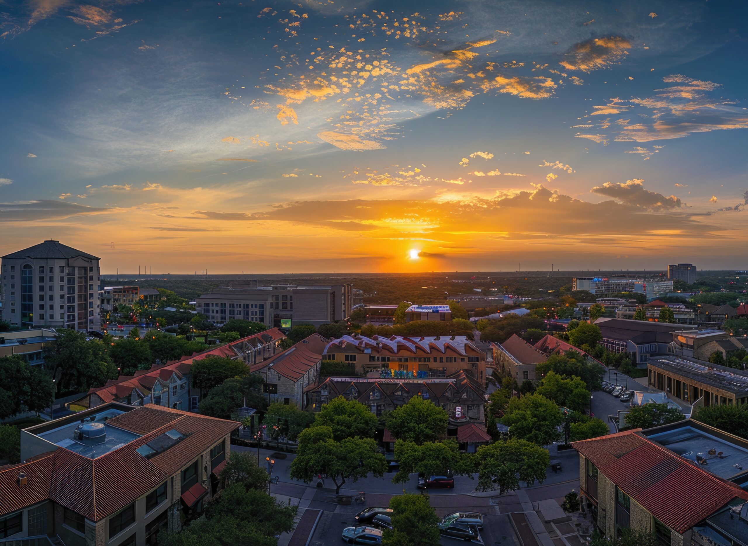 Skyline View of McKinney, Texas